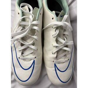 Nike Mercurial Victory IV FG 2013 White Racer Blue Electric green 555613-103 Soc
